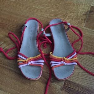 Gianni Bini espadrilles!! Like new!!